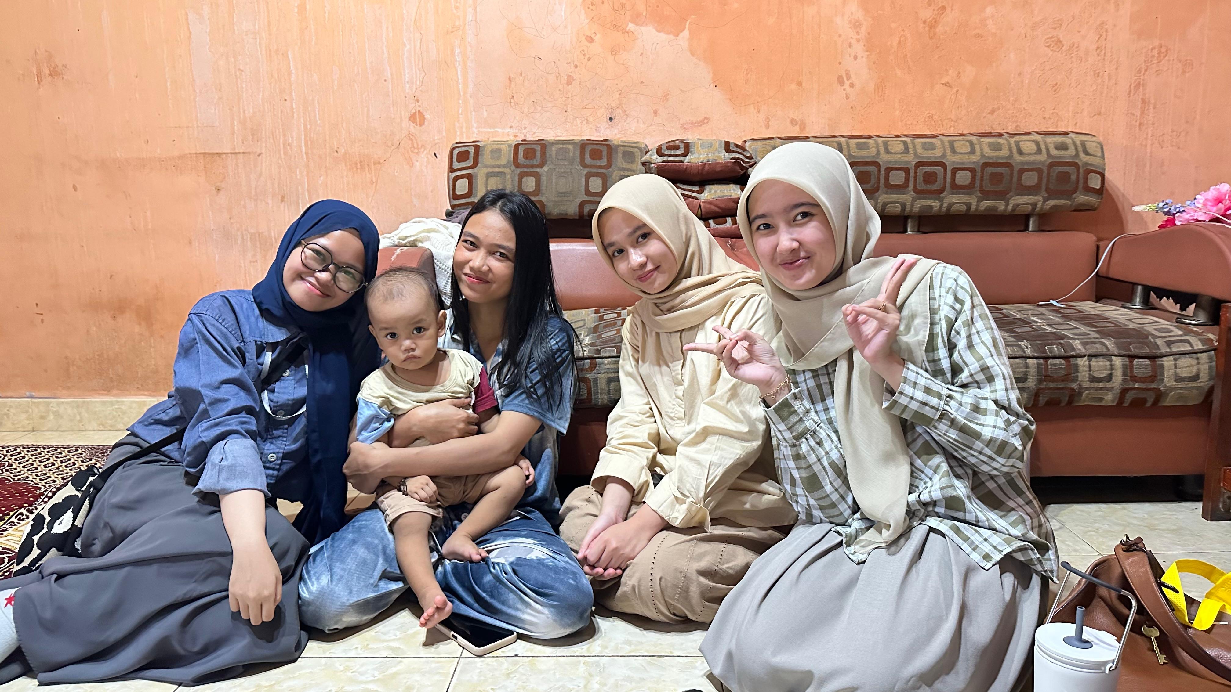 KUNJUNGAN KEEMPAT BERSAMA IBU ANTI DAN ADEK RAFA